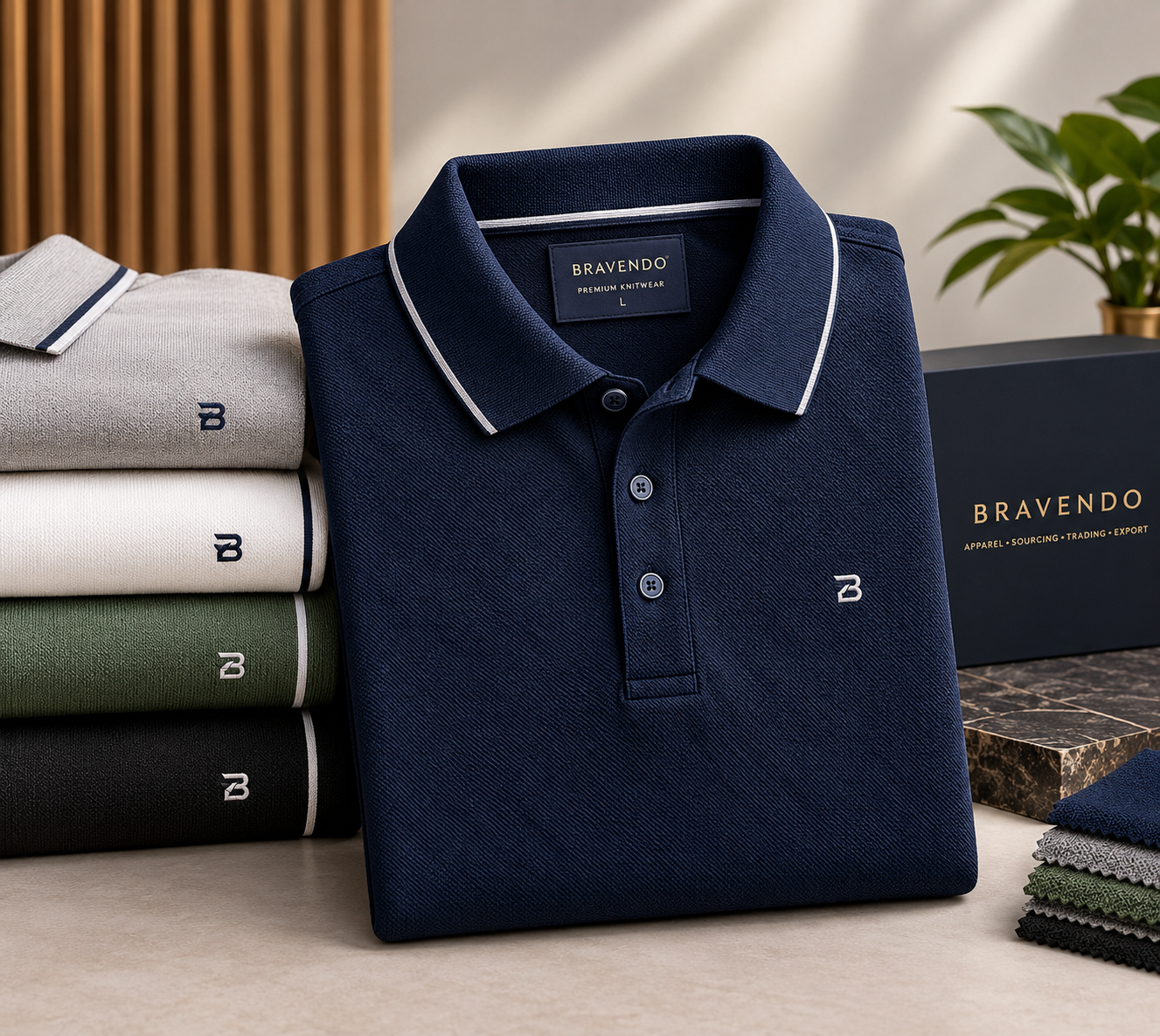 Men's polo shirt